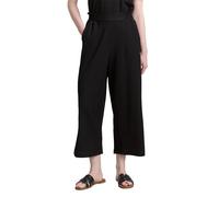 TOM TAILOR Denim 1046824 Culotte Pantalon Taille Haute, 14482-deep Black, S Femmes