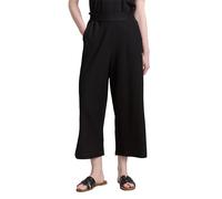 TOM TAILOR Denim 1046824 Culotte Pantalon Taille Haute, 14482-Deep Black, XXL Femmes