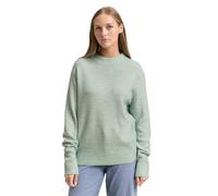 TOM TAILOR Denim 1049061 Pull-Over, 14395-Silver Cloud Blue Melange, S Femme