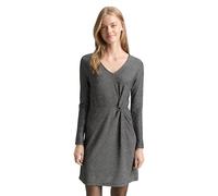 TOM TAILOR Denim 1049518 Robe, 34029-black Glitter, S Femmes