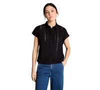 TOM TAILOR Denim 1050277 Blouse, 14482-Deep Black, XL Femmes