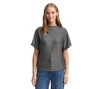 TOM TAILOR Denim 1050684 Shirt pour Femme, 34029-black Glitter, XXL