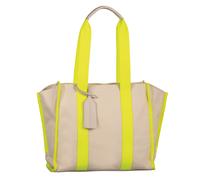 TOM TAILOR DENIM Cabas 'Alani' nude / jaune fluo, Taille One Size