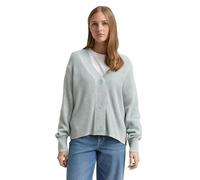 TOM TAILOR Denim Cardigan Basique avec Boutons pour Femme 1043311, 14395 - Silver Cloud Blue Melange, M