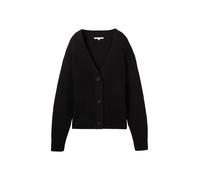 TOM TAILOR Denim Référence : 1043311 Cardigan en Tricot, 14482-Deep Black, XS Femme