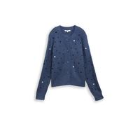 TOM TAILOR DENIM Cardigan saphir / noir / blanc, Taille S