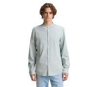 TOM TAILOR Denim Chemise pour Homme, 37878 - Structure Diamant Bleu glacé, M