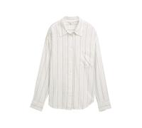 TOM TAILOR DENIM Chemisier olive / blanc, Taille L