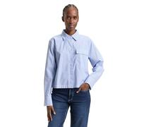 TOM TAILOR Denim Chemisier pour Femme, 34878 - Rayures Bleues et Blanches, M