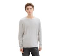 Tom Tailor Denim Homme 1042517 Pull-Over, 15398 - Light Stone Grey Melange, M EU