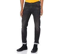 TOM TAILOR Denim Homme Jean stretch Slim Piers 1020743, 10264 - Dark Stone Black Denim, 30W x 34L
