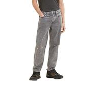 TOM TAILOR Denim Hommes Jean ample 1034858, 10222 - Destroyed Light Stone Grey Den, 36W / 34L