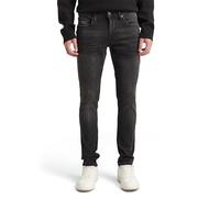 TOM TAILOR Denim Hommes Jeans 202212 Culver Skinny, 10250 - Used Dark Stone Black Denim, 29W / 30L