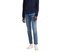 TOM TAILOR Denim 20622022 Piers Slim, Jean Homme, 10122 - Destroyed Light Stone Blue Denim, 32W / 32L