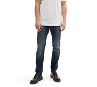 TOM TAILOR Denim Hommes Jeans 202212 Piers Slim, 10282 - Dark Stone Wash Denim, 33W / 32L