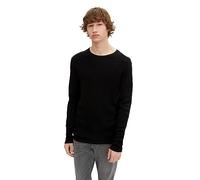 Tom Tailor Structured Sweater Noir M Homme
