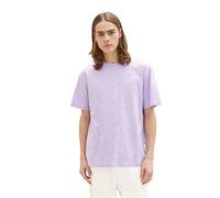 TOM TAILOR Denim Hommes T-shirt 1035608, 31566 - Lilac Smiley Print, L