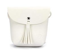 Tom Tailor Denim Ida, Sacs bandoulière femme, Blanc (Weiß), 17x16x4.5 cm (W x H L)