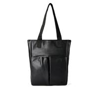 Tom Tailor Denim Sac shopper Jelena – à fermeture éclair, M 33 cm, Noir