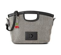 Tom Tailor Denim Sac shopper Lucien pour femme Taille M 35 cm, fermeture éclair, Noir