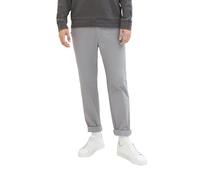 TOM TAILOR Denim Pantalon Chino Coupe Droite fuselée pour Homme, 10921 - Gris Explicit, M