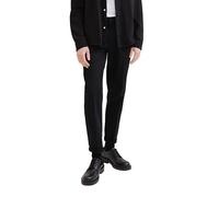 TOM TAILOR Denim Pantalon Chino Coupe Droite fuselée pour Homme, 29999 - Noir., 32W / 34L