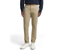 TOM TAILOR Denim Pantalon Chino Slim pour Homme, 38323 - Marron à rainures, 31W / 34L