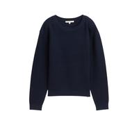 TOM TAILOR Denim Pull en Tricot à col Rond pour Femme, 10668 - Sky Captain Blue., M