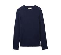 TOM TAILOR Denim Homme Pull en tricot avec structure 1016090, 13684 - Sky Captain Blue Non-Solid, S