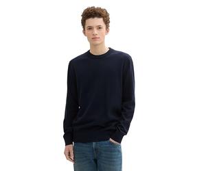 TOM TAILOR Denim Pull tricoté en Coton pour Homme, 10668 - Sky Captain Blue., L