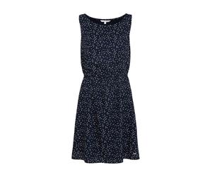 TOM TAILOR DENIM Robe 'Easy Print' bleu foncé / rouge / blanc, Taille 38