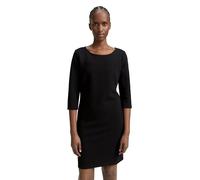 TOM TAILOR 1047618 Robe, 14482-Deep Black, S Femmes