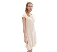TOM TAILOR Denim Robe pour Femme, 24421 - Crème Beige mélangé., XL