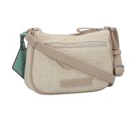 TOM TAILOR DENIM Sac à bandoulière 'Ivona' beige / turquoise, Taille One Size