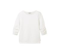 TOM TAILOR DENIM Sweat-shirt blanc cassé, Taille XS