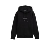 Tom Tailor Relaxed Printed Hoodie Noir L Homme