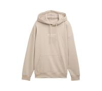 Tom Tailor Relaxed Printed Hoodie Beige M Homme