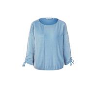 Tom Tailor Structured Stripe Long Sleeve T-shirt Bleu XL Femme