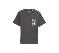 TOM TAILOR DENIM T-Shirt jaune pastel / gris foncé / vert pastel / blanc, Taille XL