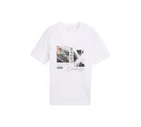 TOM TAILOR DENIM T-Shirt mélange de couleurs / blanc, Taille XXL