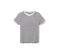 TOM TAILOR Denim 1035867 T-shirt Femme ,31641 - White Black Stripe ,XXL