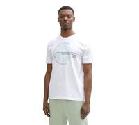 TOM TAILOR Denim T-Shirt pour Homme, 10991 - Blanc tricoté, L