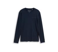 TOM TAILOR DENIM T-Shirt 'Solid' bleu foncé, Taille S