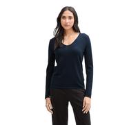 TOM TAILOR Femme 1012976 Pull-Over, 37495 - Midnight Navy Blue, L EU