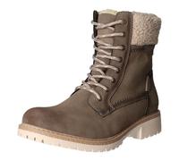 TOM TAILOR Femme 4290220009 Bottes Tendance, Taupe, 39 EU