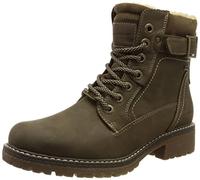 TOM TAILOR Femme 4292201 Bottine, Kaki, 37 EU