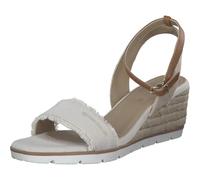 TOM TAILOR Femme 5390040017 Sandale cale, Ltcream, 36 EU