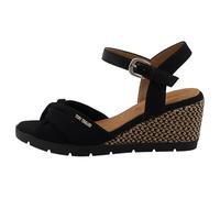 TOM TAILOR Femme 5390040036 Sandale, Noir, 38 EU
