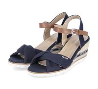 Tom Tailor Sandale compensée 5390407 Bleu marine Femme Taille 36-41