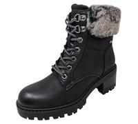 TOM TAILOR Femme 8490130003 Botte Tendance, Noir, 36 EU